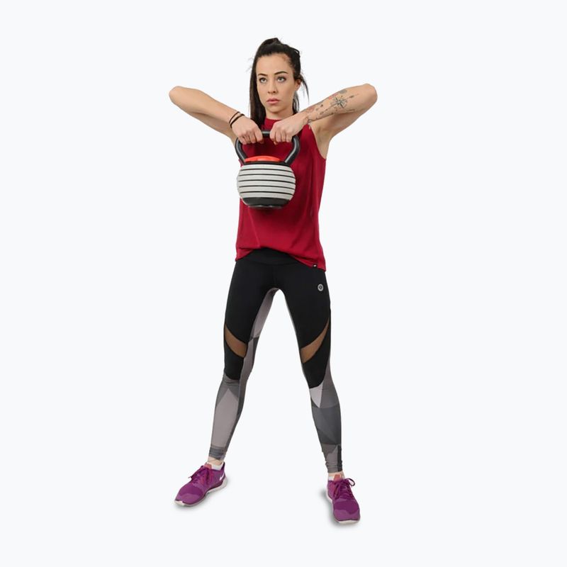 HMS KR40 kettlebell regolabile grigio/nero 9