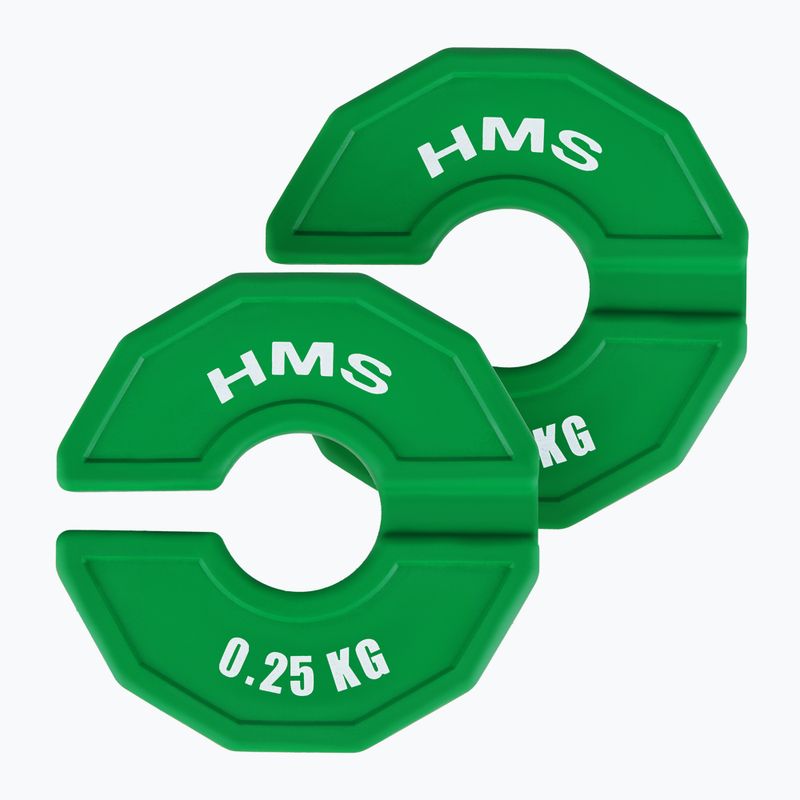 Peso di sovrapposizione HMS TSN25 2 x 0,25 kg verde