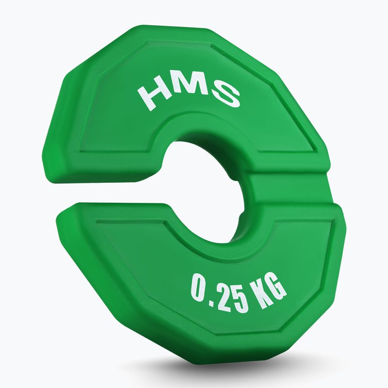 Peso di sovrapposizione HMS TSN25 2 x 0,25 kg verde 2