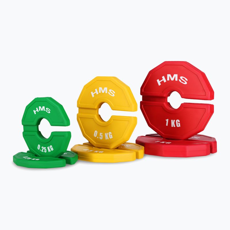 Peso di sovrapposizione HMS TSN25 2 x 0,25 kg verde 3