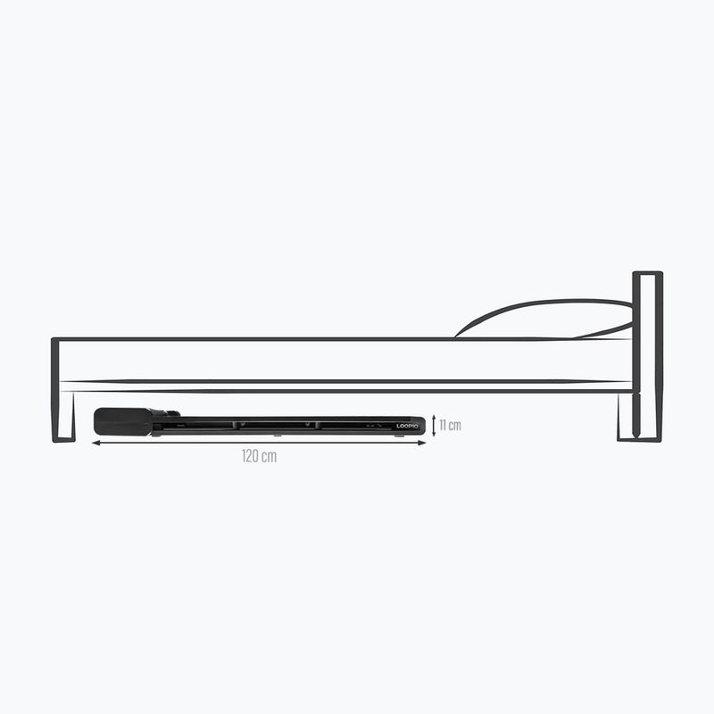 Tapis roulant elettrico HMS LOOP10 nero 5