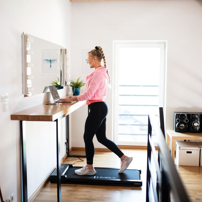 Tapis roulant elettrico HMS LOOP10 nero 7