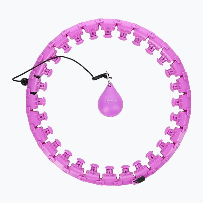 Hula hop con linguette e pesi HMS HHW12 rosa 17-44-525