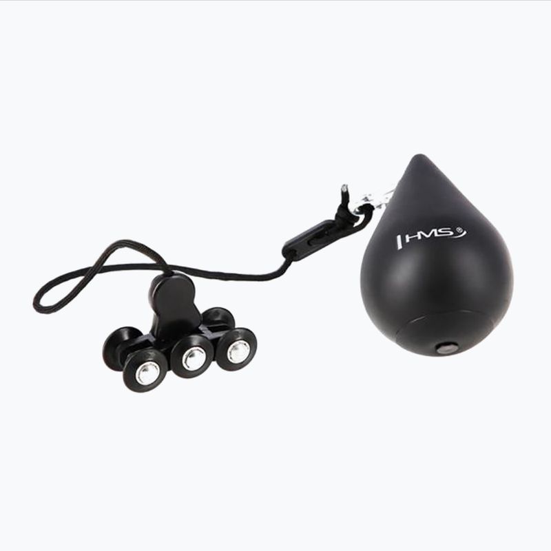 Hula hop con linguette e pesi HMS HHW12 nero 17-44-526 4