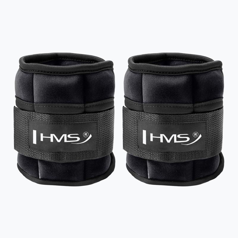 Pesi per caviglie e polsi HMS ONK01 0,5 kg 2 pz. nero