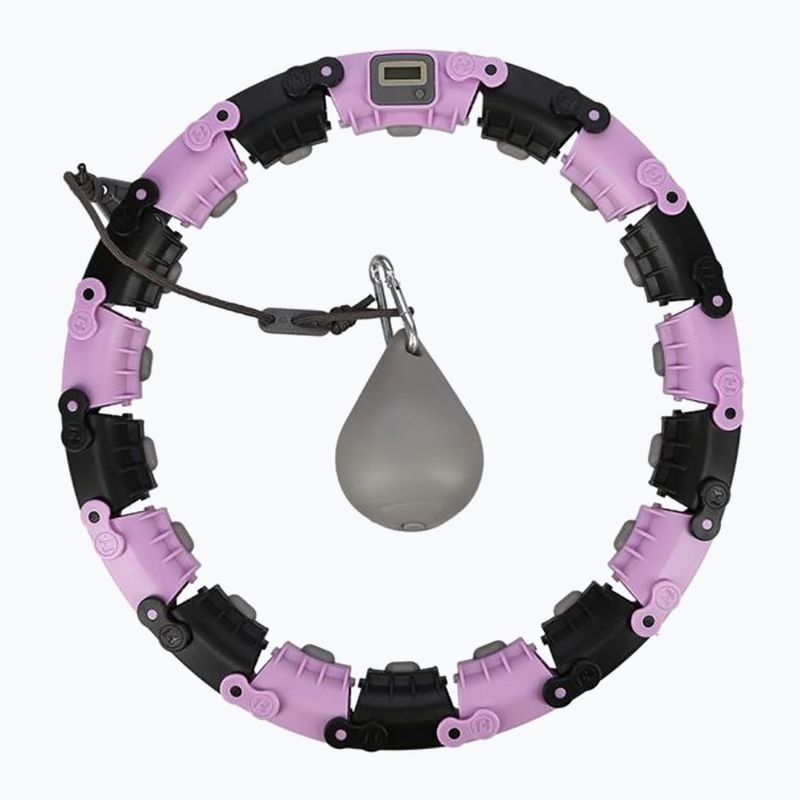 Hula hop con peso e contatore HMS FH03 viola e nero 30-6-098