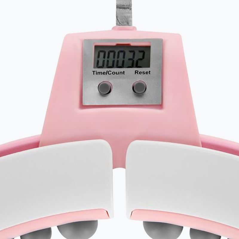 Hula hop con peso e contatore HMS FH06 bianco-rosa 30-6-105 4