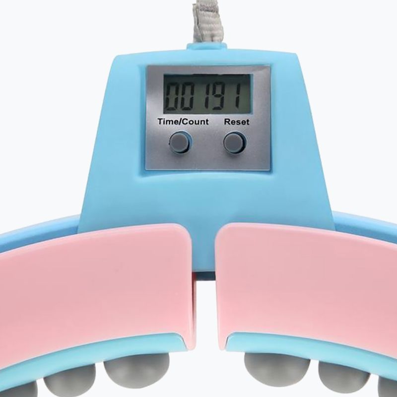 Hula hop con peso e contatore HMS FH06 rosa-blu 30-6-106 8