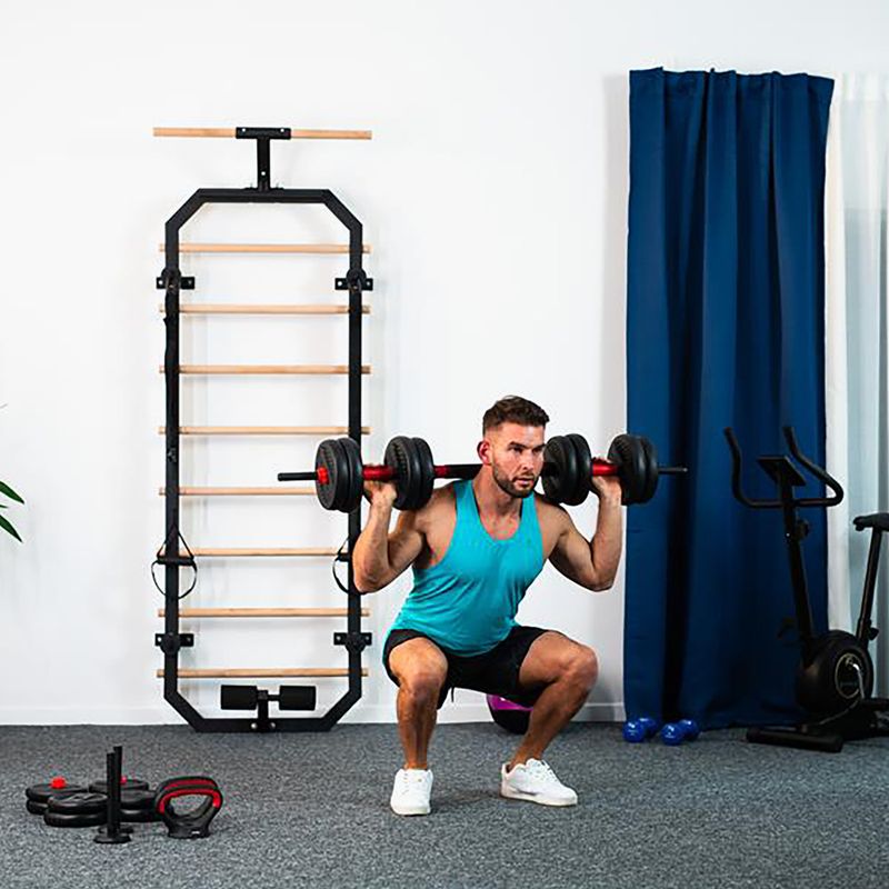 HMS SGN120 Pro Set 6W1 20kg pesi nero/rosso 7