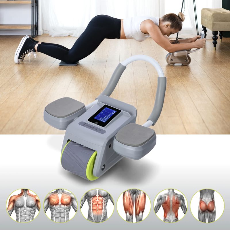 Rotella automatica per addominali con display HMS KA08 grigio 15