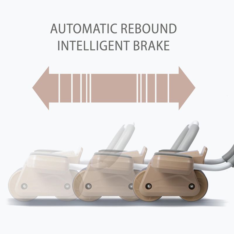 Rotella automatica per addominali con display HMS KA08 marrone 8