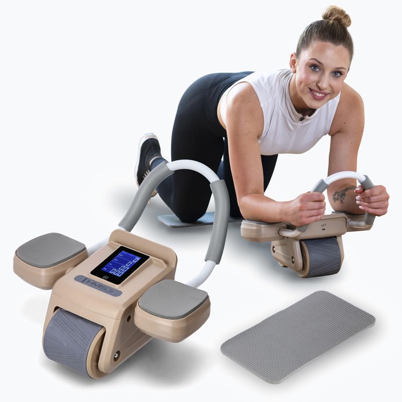 Rotella automatica per addominali con display HMS KA08 marrone 10