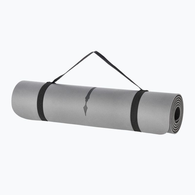 Tappetino da yoga HMS YM10 grigio 2