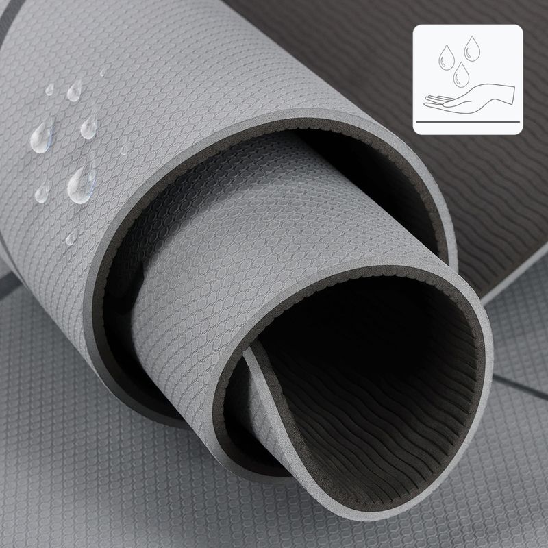 Tappetino da yoga HMS YM10 grigio 4