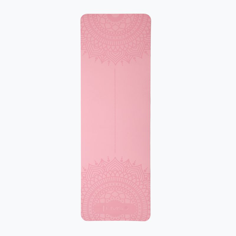 Tappetino da yoga HMS YM10 rosa chiaro