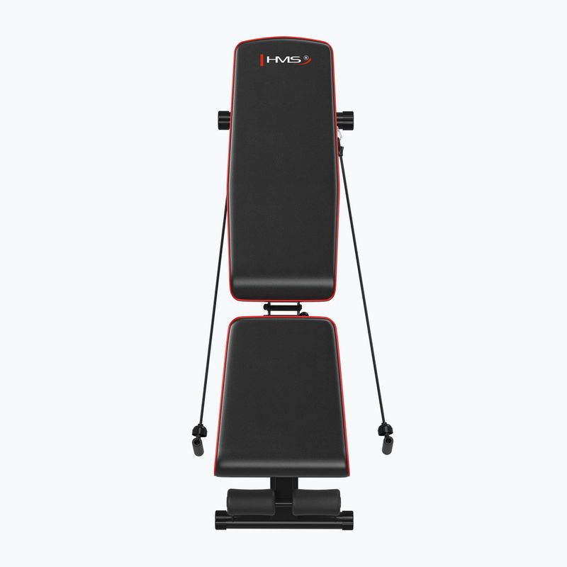 Panca da allenamento con cavi di resistenza HMS L1217 nero 6