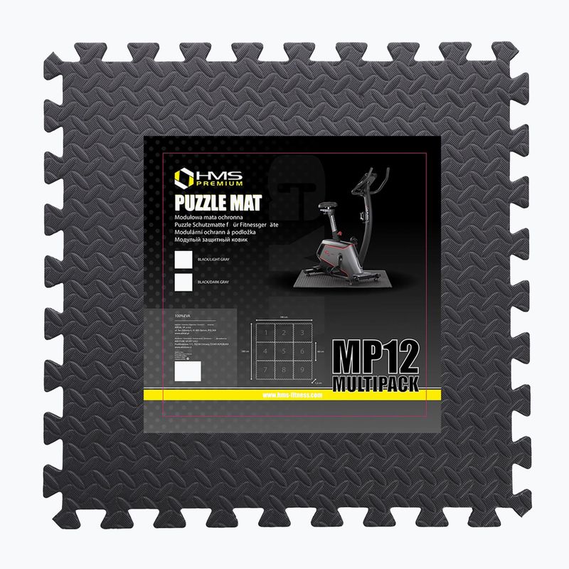Tappeto puzzle HMS equipment Mp12 9 pezzi grigio 17-63-085 11