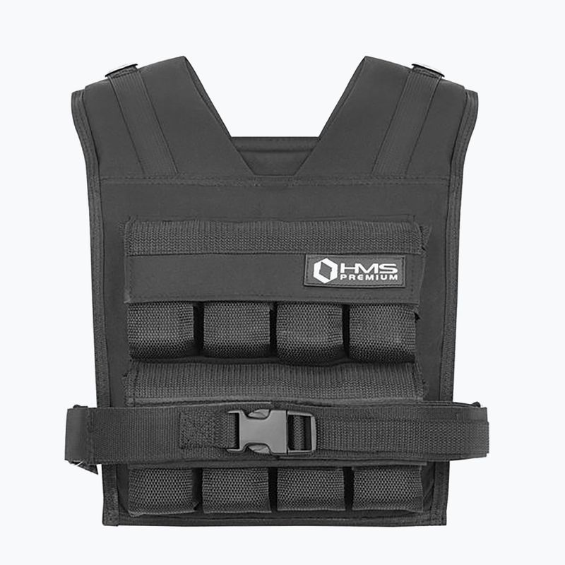 Gilet da allenamento con pesi HMS KTO16 16 kg nero