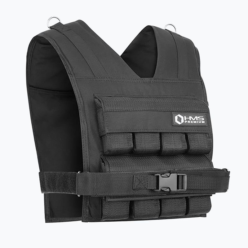 Gilet da allenamento con pesi HMS KTO16 16 kg nero 2