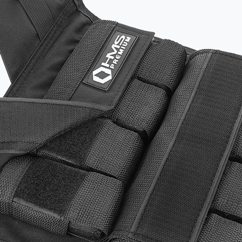 Gilet da allenamento con pesi HMS KTO16 16 kg nero 6