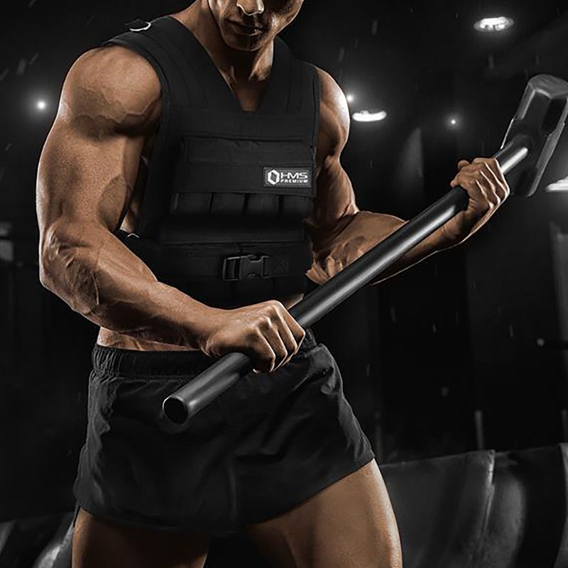 Gilet da allenamento con pesi HMS KTO16 16 kg nero 8
