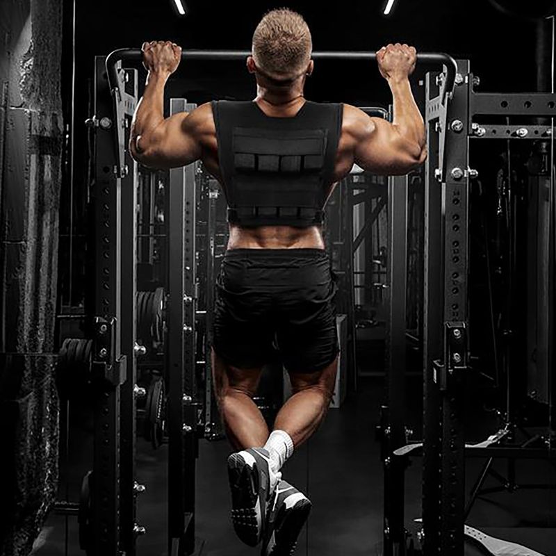 Gilet da allenamento con pesi HMS KTO16 16 kg nero 9