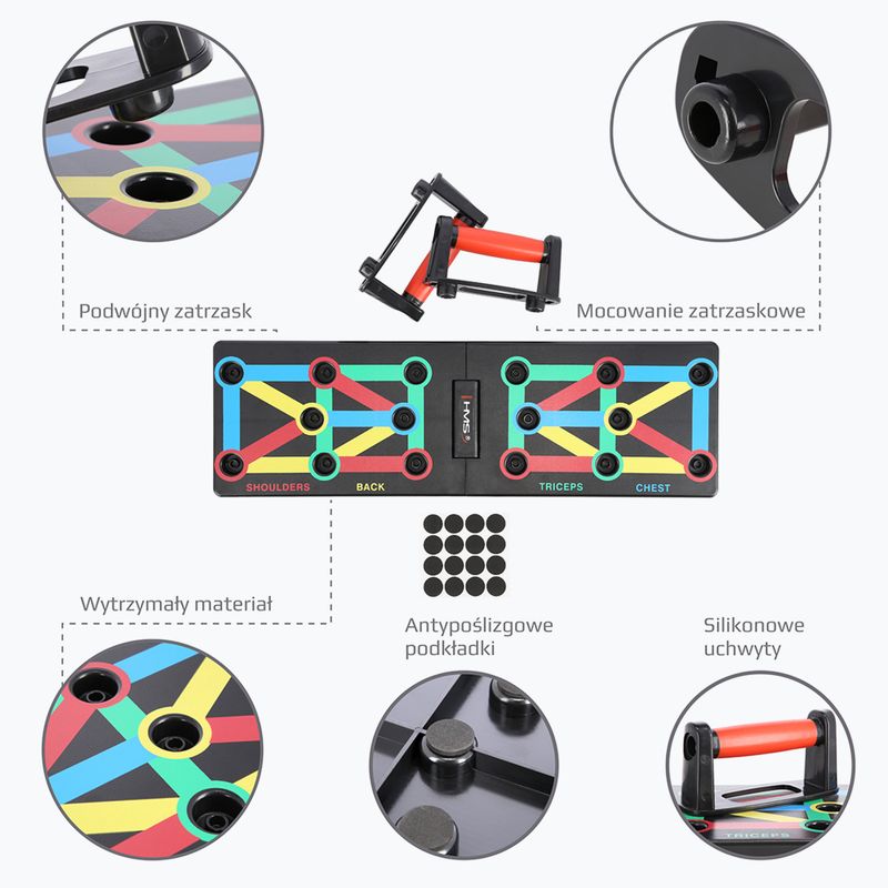 Tavola multifunzionale HMS per flessioni Pu12 multicolore 17-45-042 6