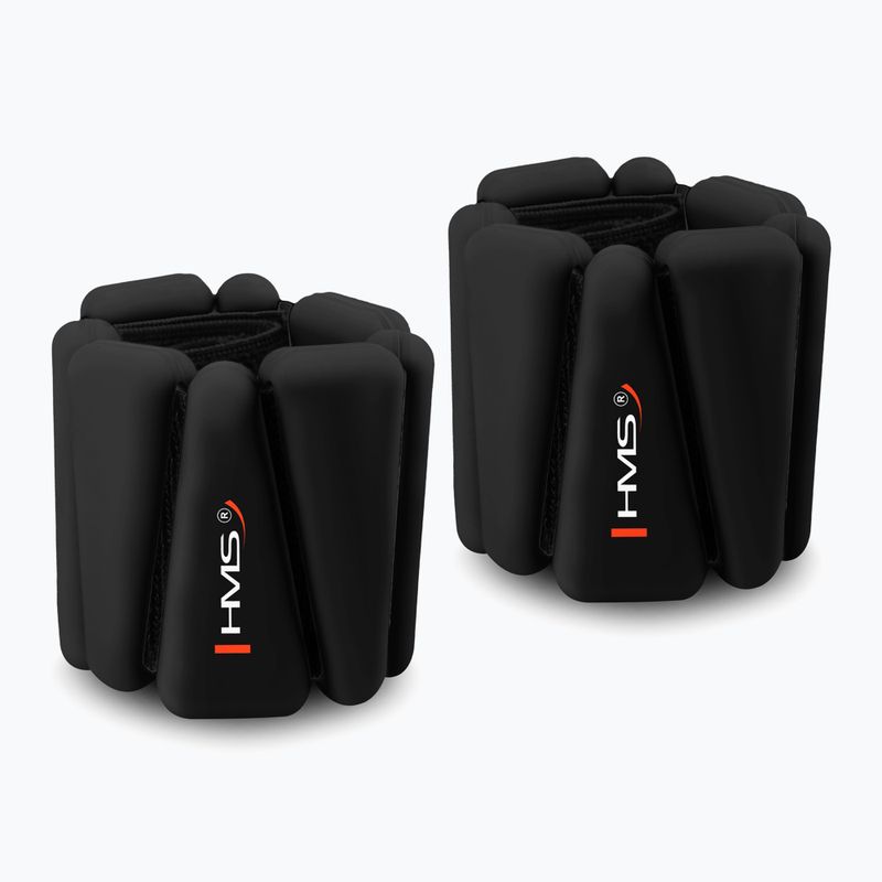 Pesi per caviglie e polsi HMS SNK01 0,5 kg 2 pz. nero