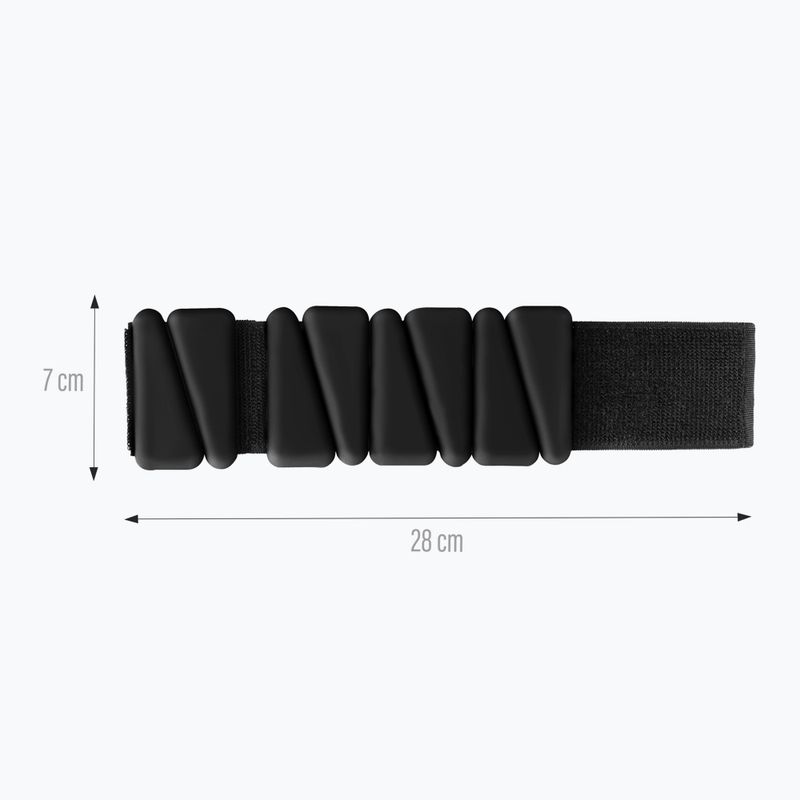 Pesi per caviglie e polsi HMS SNK01 0,5 kg 2 pz. nero 5