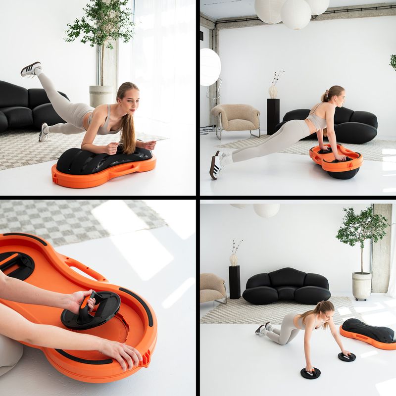 HMS BSX02 Piattaforma di bilanciamento commerciale nero/arancio 7