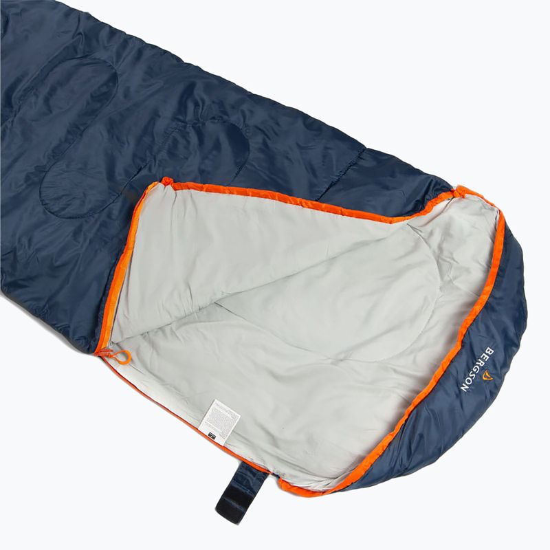Sacco a pelo BERGSON Square Plus 200 in denim scuro 3