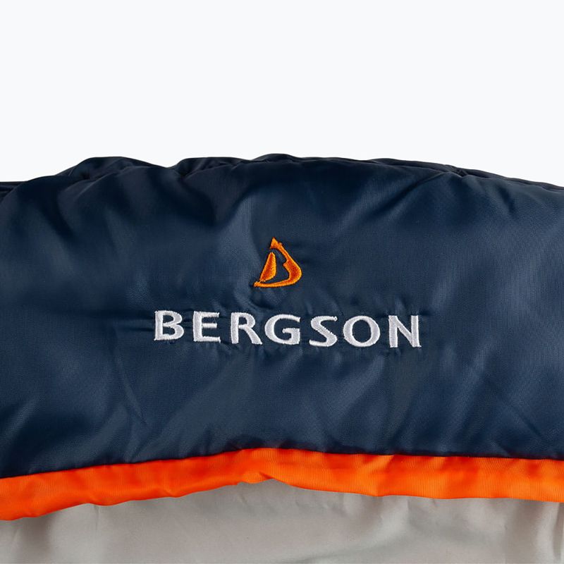 Sacco a pelo BERGSON Square Plus 200 in denim scuro 4