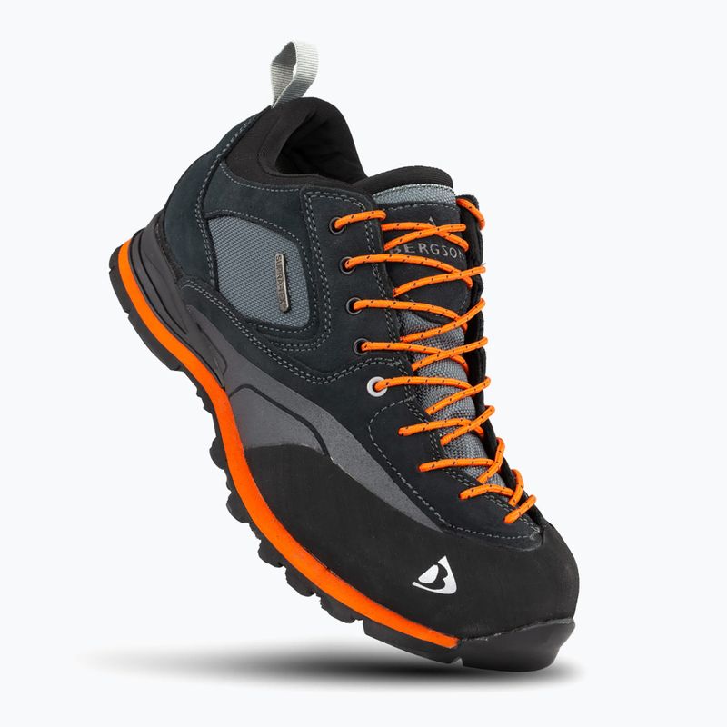 Stivali da trekking da uomo BERGSON Meru Low STX nero 11