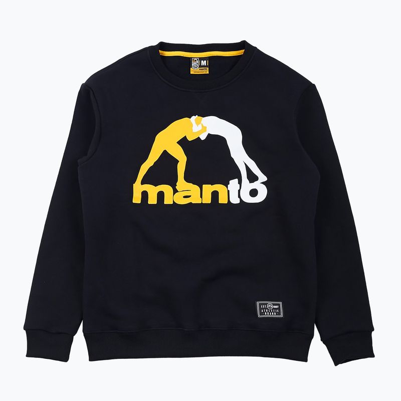 Felpa MANTO Classic 20 uomo nero