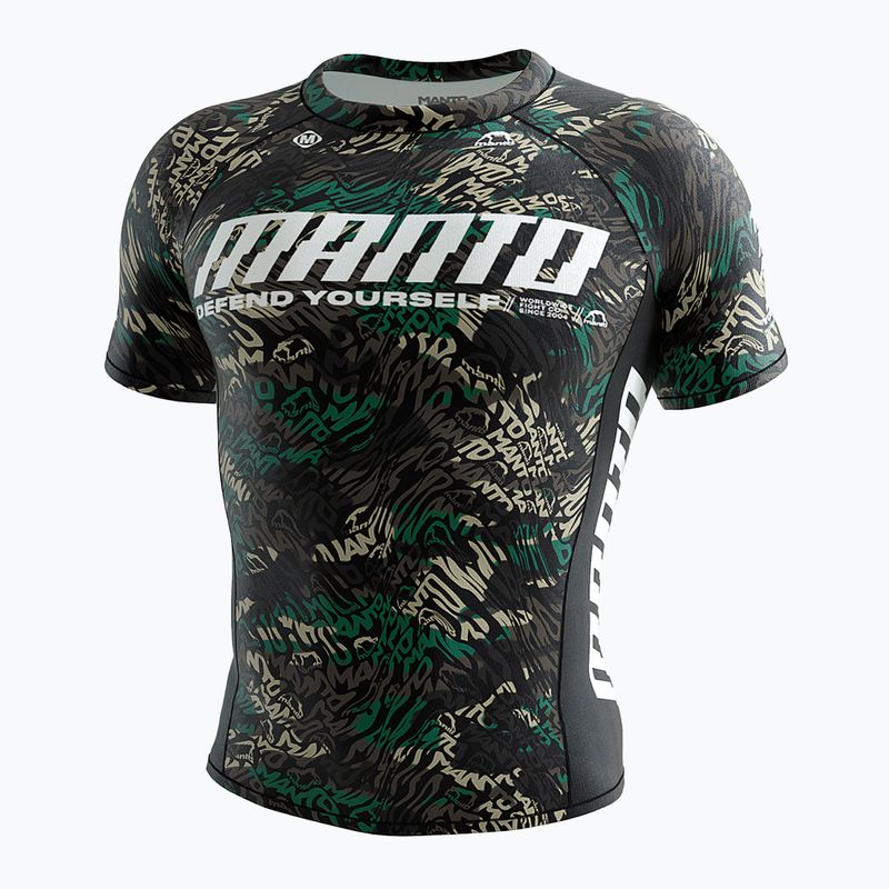 Rashguard MANTO da uomo Distort nero