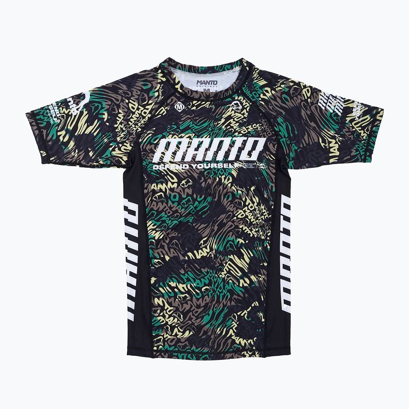 Rashguard MANTO da uomo Distort nero 2