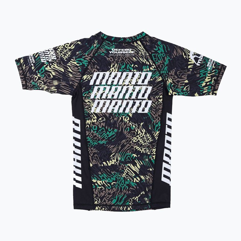 Rashguard MANTO da uomo Distort nero 3