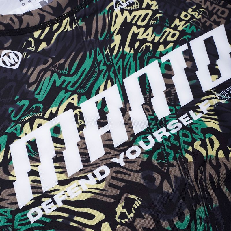 Rashguard MANTO da uomo Distort nero 4