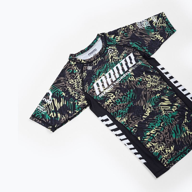 Rashguard MANTO da uomo Distort nero 5