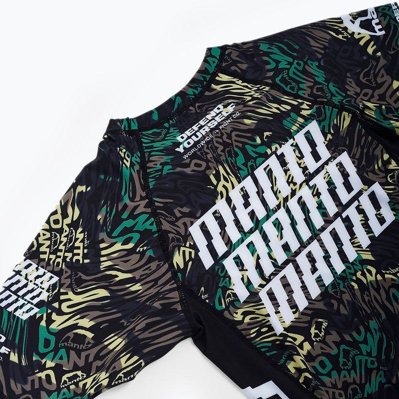 Rashguard MANTO da uomo Distort nero 6