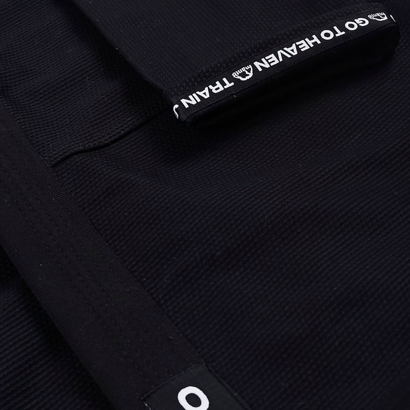 GI per il jiu-jitsu brasiliano da uomo MANTO Heaven BJJ nero 2