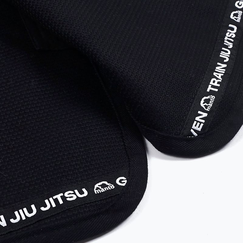 GI per il jiu-jitsu brasiliano da uomo MANTO Heaven BJJ nero 4