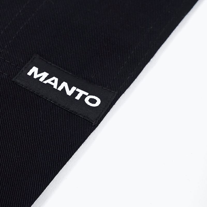 GI per il jiu-jitsu brasiliano da uomo MANTO Heaven BJJ nero 6