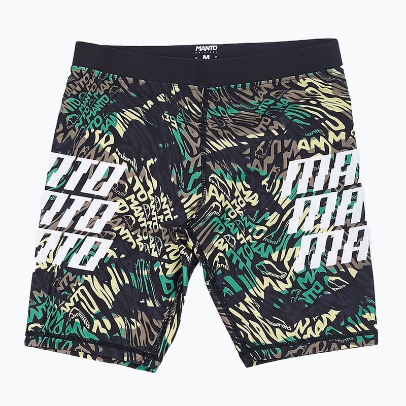 Pantaloncini da allenamento MANTO Distort uomo nero MNS523 2