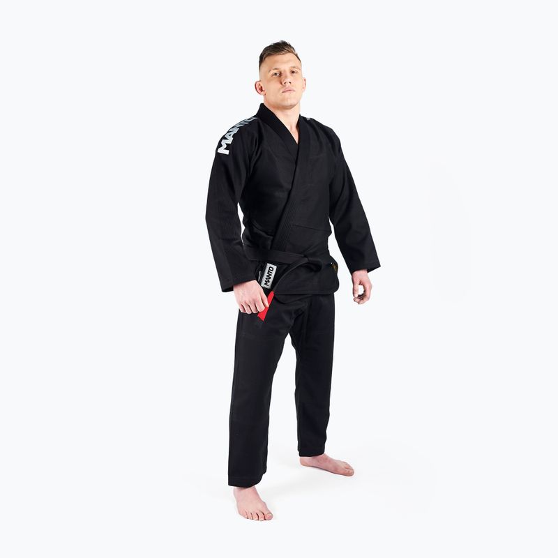 GI per il jiu-jitsu brasiliano da uomo MANTO BJJ X4 nero