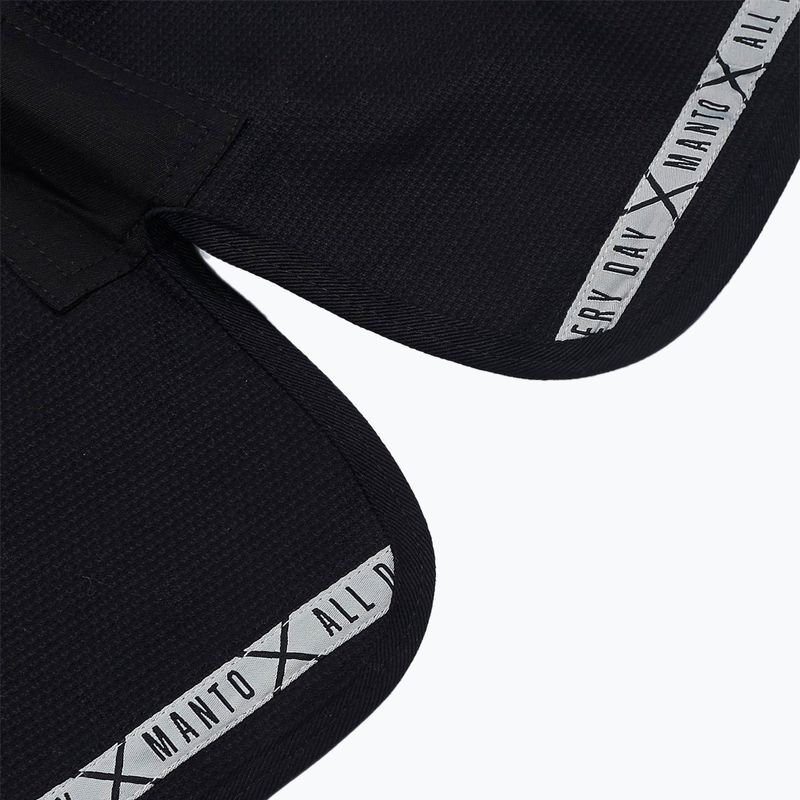 GI per il jiu-jitsu brasiliano da uomo MANTO BJJ X4 nero 5