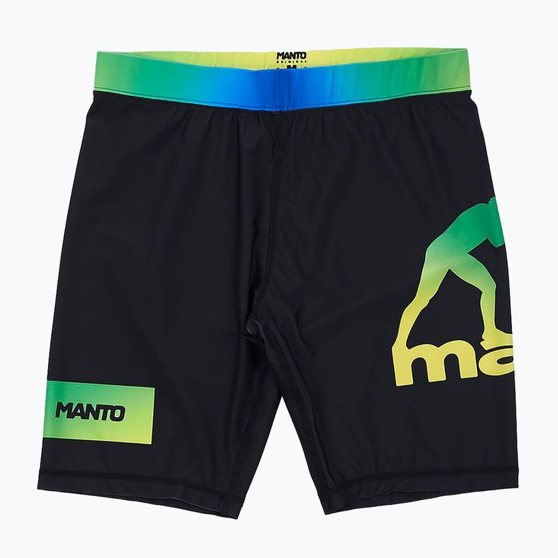 MANTO pantaloncini da allenamento da uomo Rio nero 3