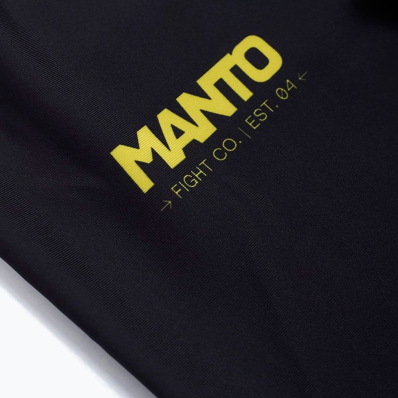 Leggings da allenamento MANTO Alpha neri da uomo 5