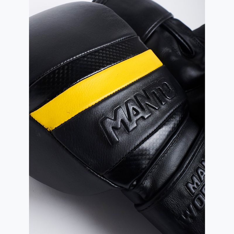 MANTO Guanti da boxe nero carbone 4