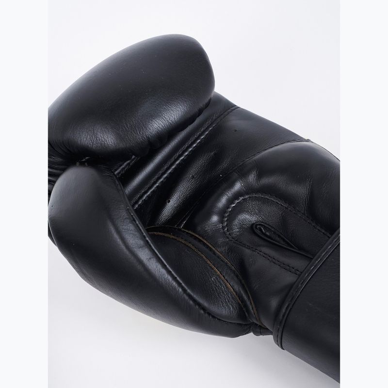 MANTO Guanti da boxe nero carbone 6